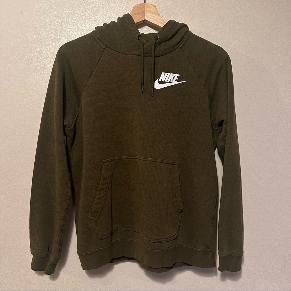 Nike Women's Olive Green Hoodie